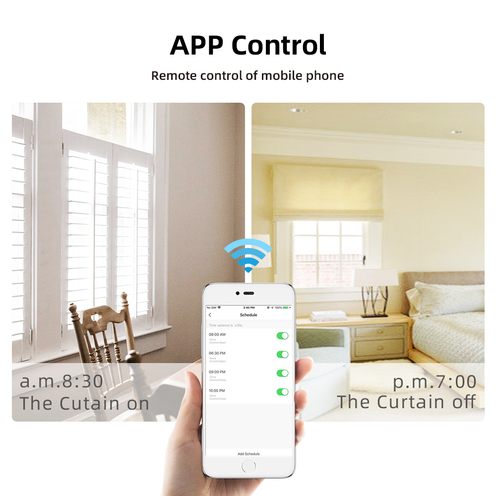 Smart Curtain Roller Wifi