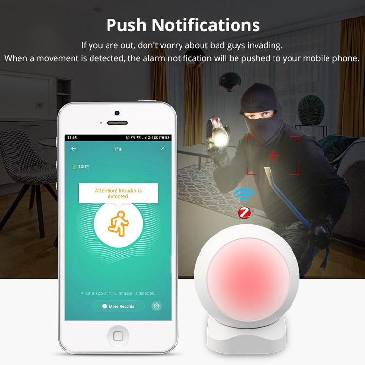 Zigbee PIR Motion Detection