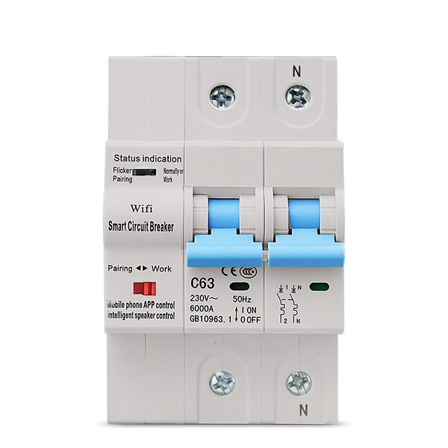 Smart  Air Circuit Breaker Intelligent 2P