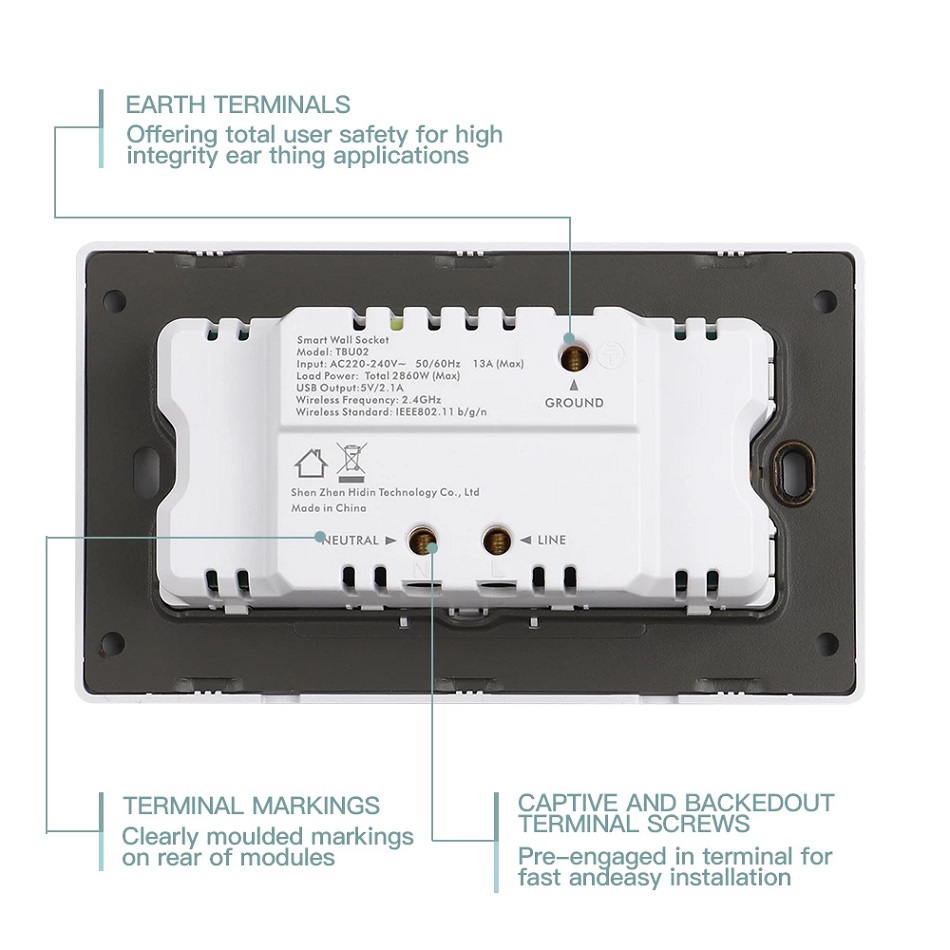  Wifi Socket with USB Ports