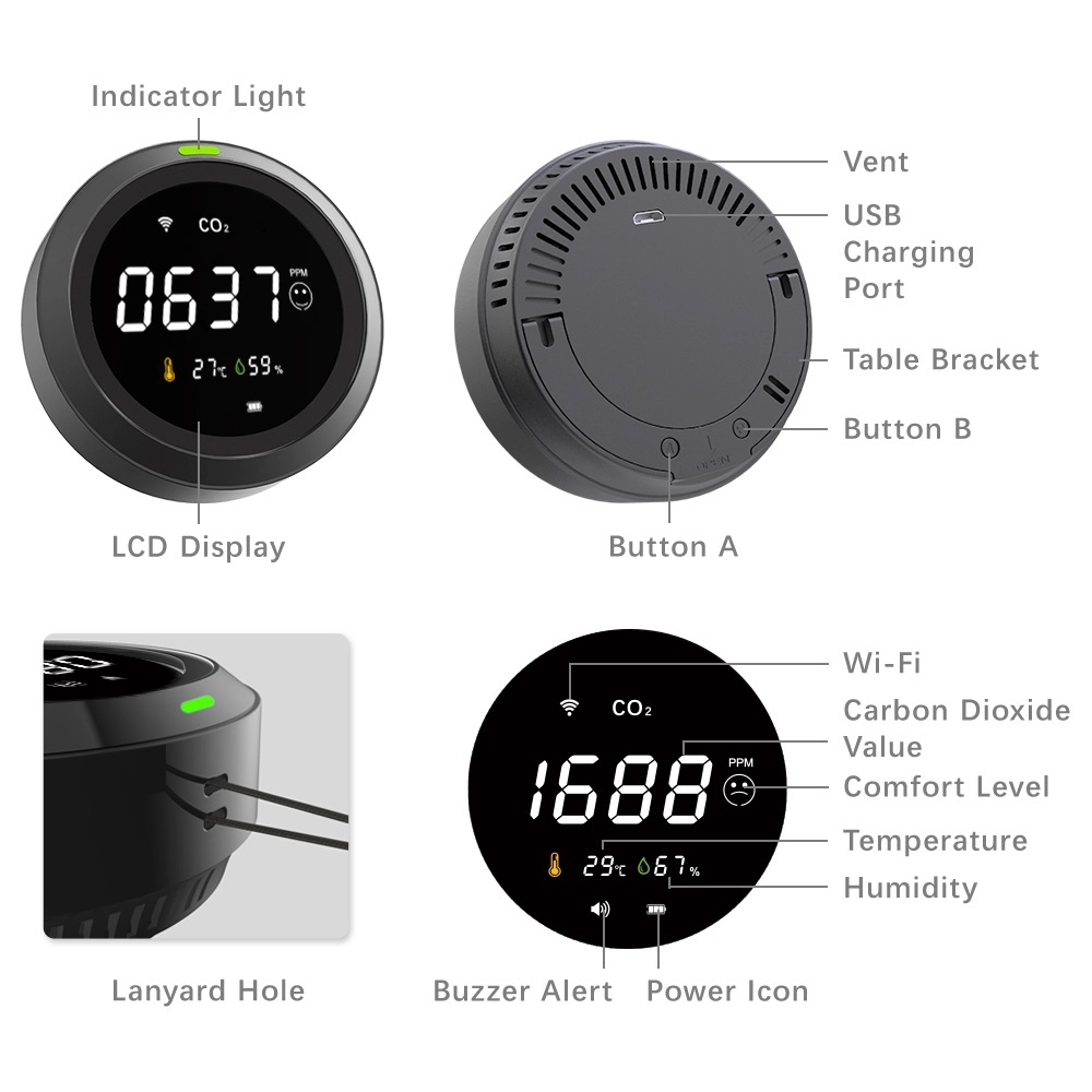 CO2 Detector WIFI